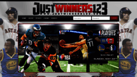 What Justwinners123.com website looked like in 2022 (1 year ago)
