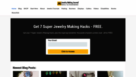 What Jewelrymakingjournal.com website looked like in 2022 (1 year ago)