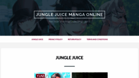 What Junglemanga.com website looked like in 2022 (1 year ago)
