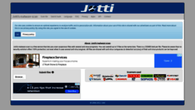 What Jotti.org website looked like in 2022 (1 year ago)