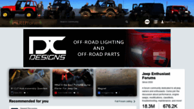 What Jeepforum.com website looked like in 2022 (1 year ago)