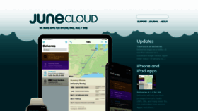 What Junecloud.com website looked like in 2022 (1 year ago)