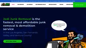 What Jedijunkremoval.com website looked like in 2022 (1 year ago)