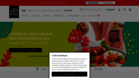 What Justspices.de website looked like in 2022 (1 year ago)