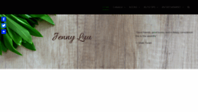What Jennyluu.net website looked like in 2022 (1 year ago)