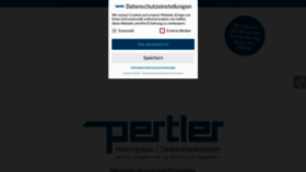 What Johann-pertler.de website looked like in 2022 (1 year ago)