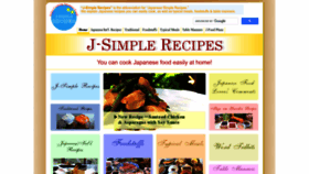 What J-simplerecipes.com website looked like in 2022 (1 year ago)
