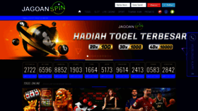 What Jagoanspin.net website looked like in 2022 (1 year ago)
