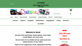 What Jencel.co.uk website looked like in 2022 (1 year ago)