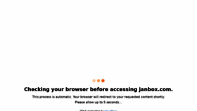 What Janbox.com website looked like in 2022 (1 year ago)