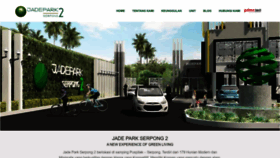 What Jadeparkserpong.id website looked like in 2022 (1 year ago)
