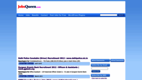 What Jobsqueen.com website looked like in 2022 (1 year ago)