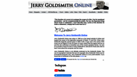 What Jerrygoldsmithonline.com website looked like in 2022 (1 year ago)