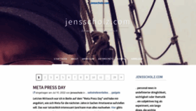 What Jensscholz.com website looked like in 2022 (1 year ago)