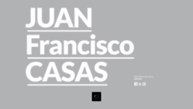 What Juanfranciscocasas.com website looked like in 2022 (1 year ago)