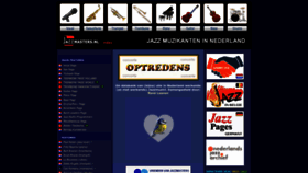 What Jazzmasters.nl website looked like in 2022 (1 year ago)