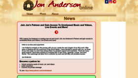 What Jonanderson.com website looked like in 2022 (1 year ago)