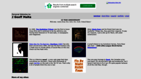 What Jgeoff.com website looked like in 2022 (3 years ago)