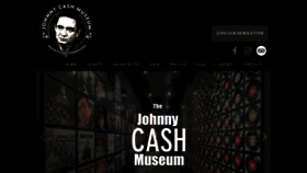 What Johnnycashmuseum.com website looked like in 2022 (1 year ago)