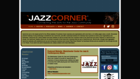 What Jazzcorner.com website looked like in 2022 (1 year ago)
