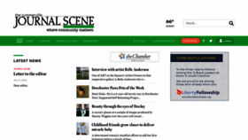 What Journalscene.com website looked like in 2022 (1 year ago)
