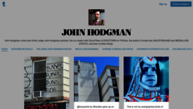 What Johnhodgman.com website looked like in 2022 (1 year ago)