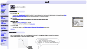 What Jave.de website looked like in 2022 (1 year ago)