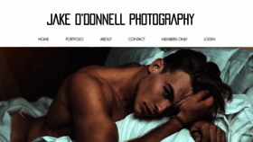 What Jakeodphotography.com website looked like in 2022 (1 year ago)