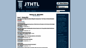 What Jthtl.org website looked like in 2022 (1 year ago)