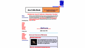What Javacoffeebreak.com website looked like in 2022 (1 year ago)