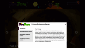 What Jimjam.tv website looked like in 2022 (1 year ago)