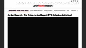What Jordanmaxwellvideos.com website looked like in 2022 (1 year ago)