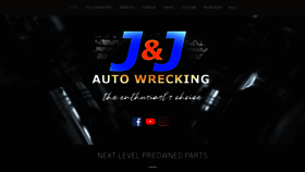 What Jandjautowrecking.com website looked like in 2022 (1 year ago)