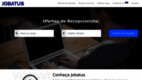 What Jobatus.com.br website looked like in 2022 (3 years ago)
