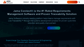 What Jamasoftware.com website looked like in 2022 (1 year ago)