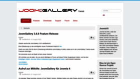 What Joomgallery.net website looked like in 2022 (1 year ago)