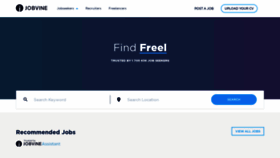 What Jobvine.co.za website looked like in 2022 (1 year ago)