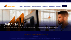 What Jakarta.ee website looked like in 2022 (1 year ago)