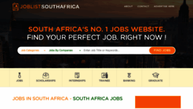 What Joblistsouthafrica.com website looked like in 2022 (1 year ago)