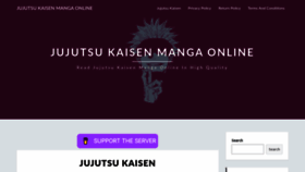 What Jujmanga.com website looked like in 2022 (1 year ago)