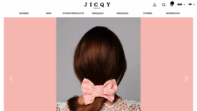 What Jicqy.com website looked like in 2022 (1 year ago)