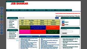 What Jobshankar.com website looked like in 2022 (1 year ago)