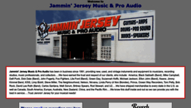 What Jamminjersey.com website looked like in 2022 (1 year ago)