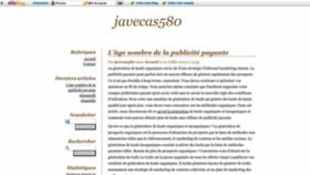 What Javecas580.eklablog.com website looked like in 2022 (1 year ago)