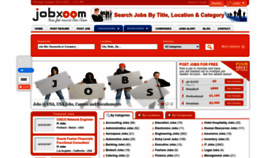 What Jobxoom.com website looked like in 2022 (1 year ago)