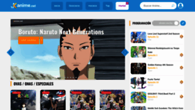 What Jkanime.bz website looked like in 2022 (1 year ago)