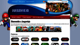 What Juegoviejo.com website looked like in 2022 (1 year ago)