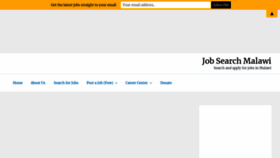 What Jobsearchmalawi.com website looked like in 2022 (1 year ago)