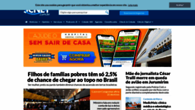 What Jcnet.com.br website looked like in 2022 (1 year ago)