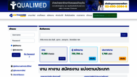 What Jobthaiweb.com website looked like in 2022 (1 year ago)